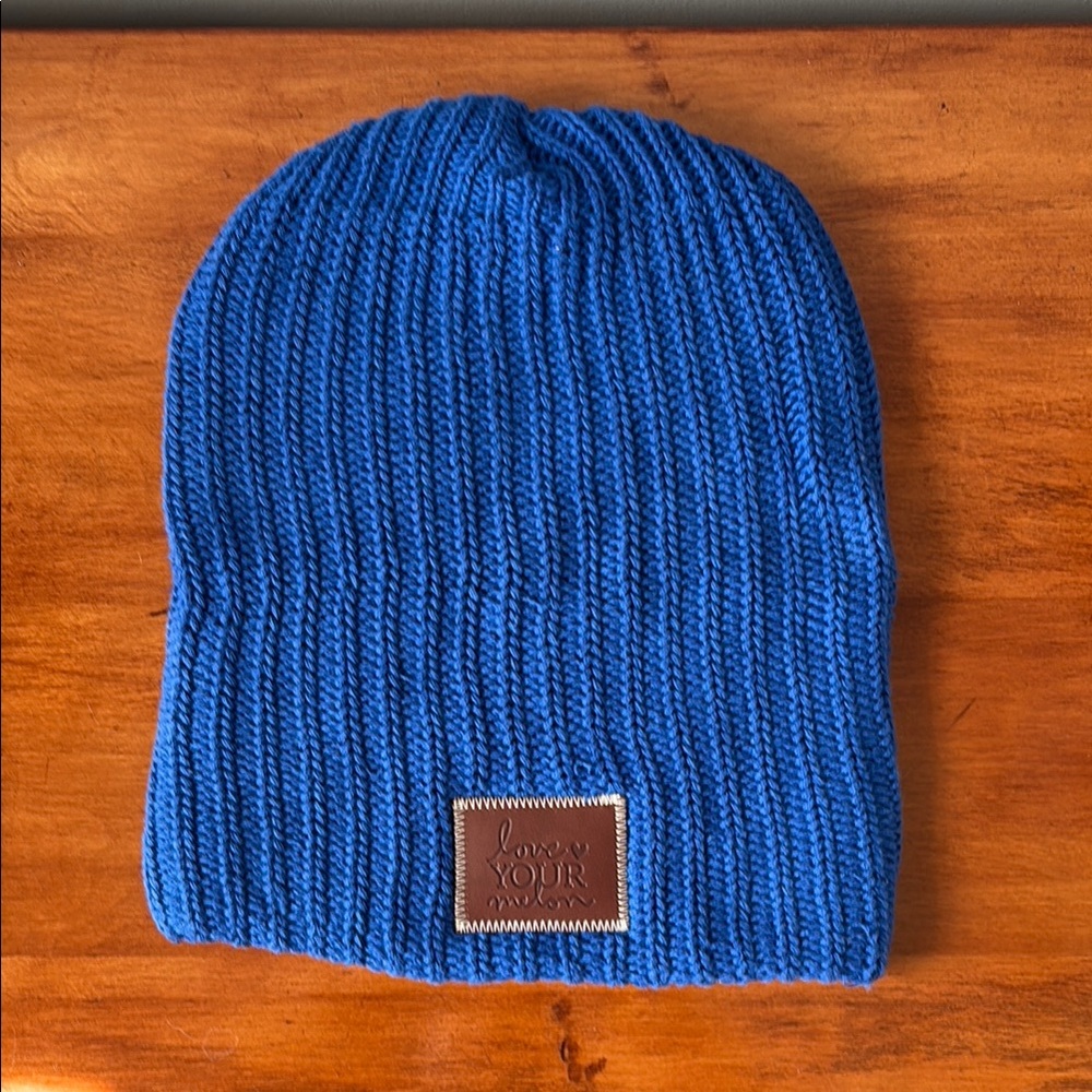 Brand new Love Your Melon Royal Blue Knit Hat